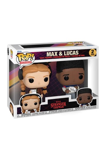 FK80139 -- 000 (31711) Stranger Things POP! Animation Vinyl Figures 2-Pack Max & Lucas 9 cm - immagine 1