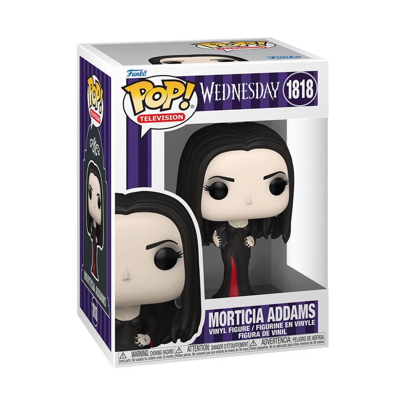 FK86680 -- 000 (31738) Wednesday POP! TV Vinyl Figure Morticia 9 cm - immagine 1
