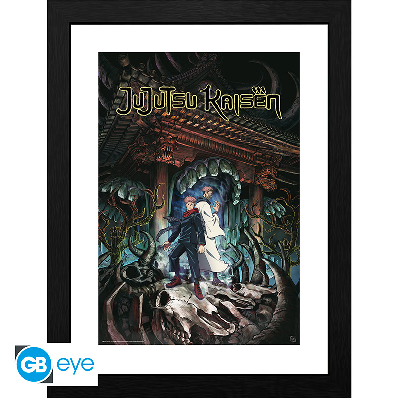GBYDCO023 JUJUTSU KAISEN - Framed print "Itadori & Sukuna" (30 0) - immagine 1