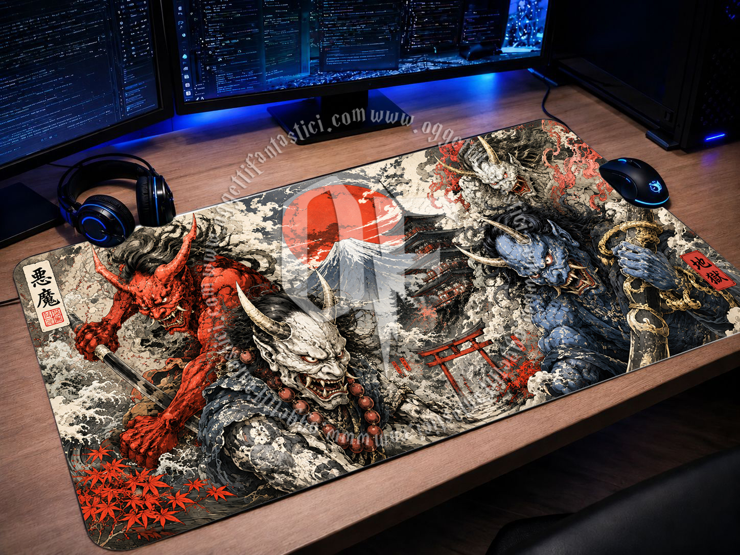 MTG00003 -- 000 (35595) Mousepad Gaming XXL Shogun Demon - immagine 1