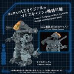 Zoids Plastic Model Kit 1/72 AZ-18 Godos 13 cm - immagine 6