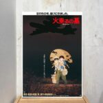 Grave of the Fireflies Wood Panel Japanese Movie Poster 35 x 50 - immagine 3
