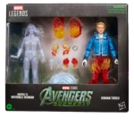 MARVEL LEGENDS AVENGERS DOOMSDAY HUMAN TORCH AND INVISIBLE WOMAN ACTION FIGURES - immagine 3