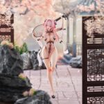 Soujihougu Illustration PVC Figure Hagoromo China Mingming 28 cm - immagine 4