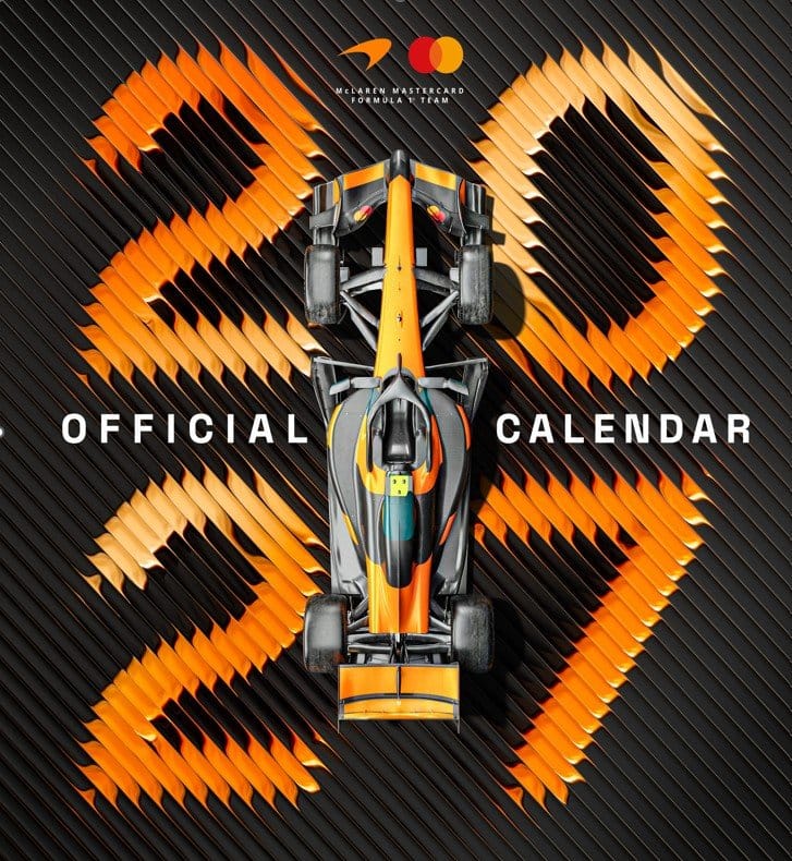 x_aumo-prod01005452 McLaren Mastercard Formula 1 Team Official Calendar 2027 30 x 30 cm - immagine 1