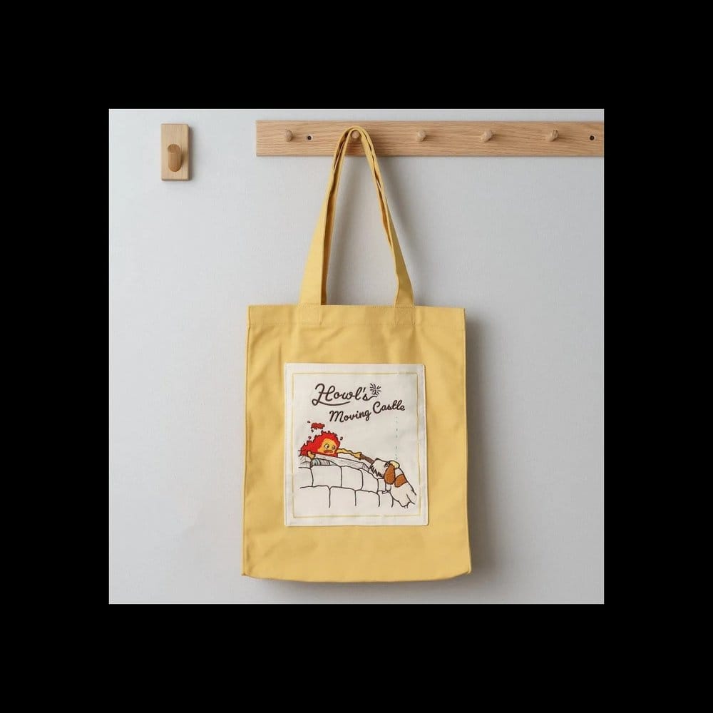 x_benelic-54662 Howl's Moving Castle Tote Bag Calcifer & Heen - immagine 1