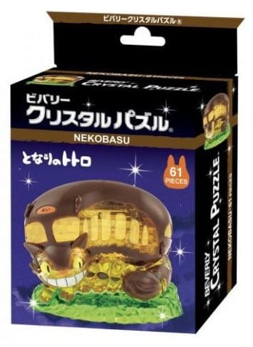 x_beverly-48863 My Neighbor Totoro Kumukumu Crystal Figurine Catbus - immagine 1