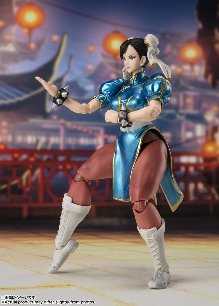 x_btn66043-5 Street Fighter S.H. Figuarts Action Figure Chun-Li (Outfit 2) 15 cm - immagine 1