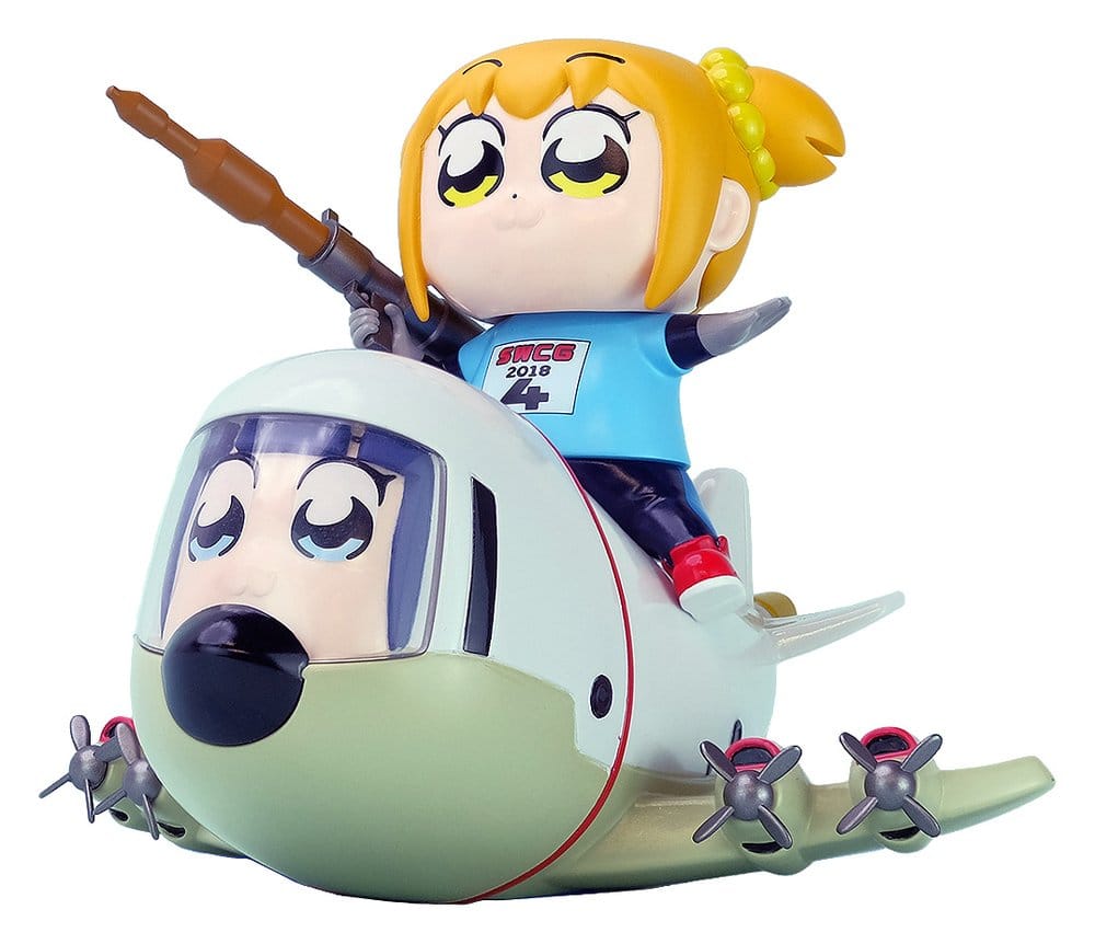 x_emto30057 Pop Team Epic Chibi Creature Vinyl Figures 2-Pack POPUKO & PIPIMI: Skeleton Competition Ver. - immagine 1