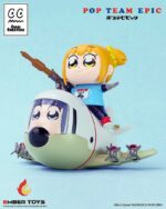 Pop Team Epic Chibi Creature Vinyl Figures 2-Pack POPUKO & PIPIMI: Skeleton Competition Ver. - immagine 2