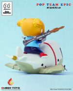 Pop Team Epic Chibi Creature Vinyl Figures 2-Pack POPUKO & PIPIMI: Skeleton Competition Ver. - immagine 6