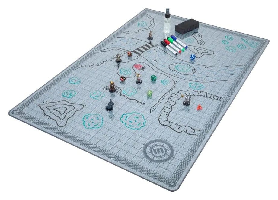 x_enttbss200snew Enhance Tabletop Grid Mat Deluxe RPG Campaign Kit Stone - immagine 1