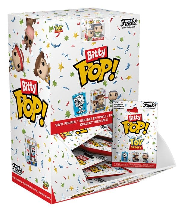 x_fk81121 Toy Story Bitty POP! Vinyl Figure Display (32) PDQ 2,5 cm - immagine 1