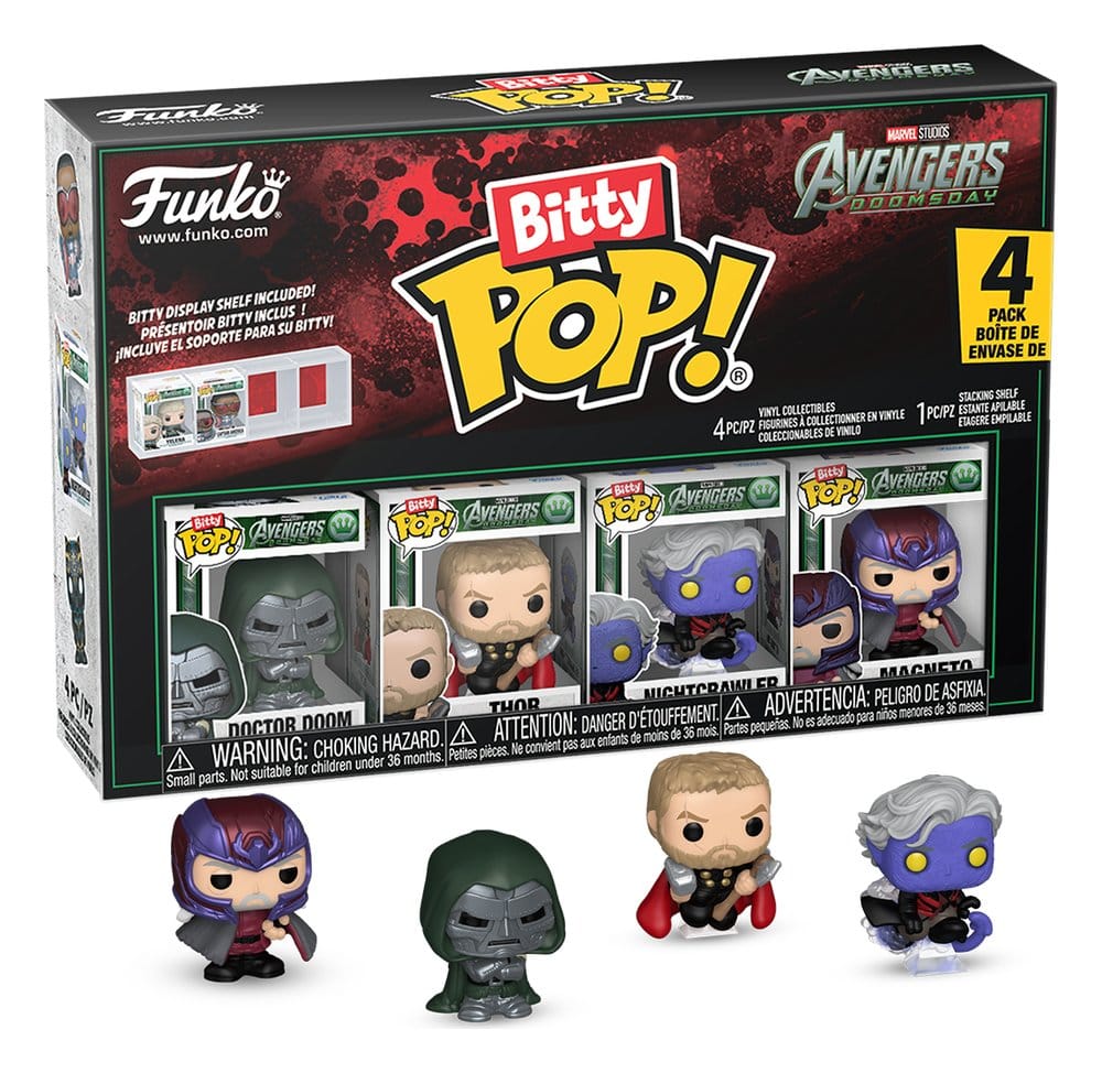 x_fk92948 Avengers: Doomsday Bitty POP! Vinyl Figure 4-Pack Series 2 2,5 cm - immagine 1