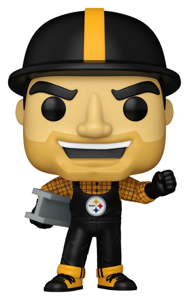 x_fk92989 NFL POP! Vinyl Figure Mascots: Steelers- Steely McBeam 9 cm - immagine 1