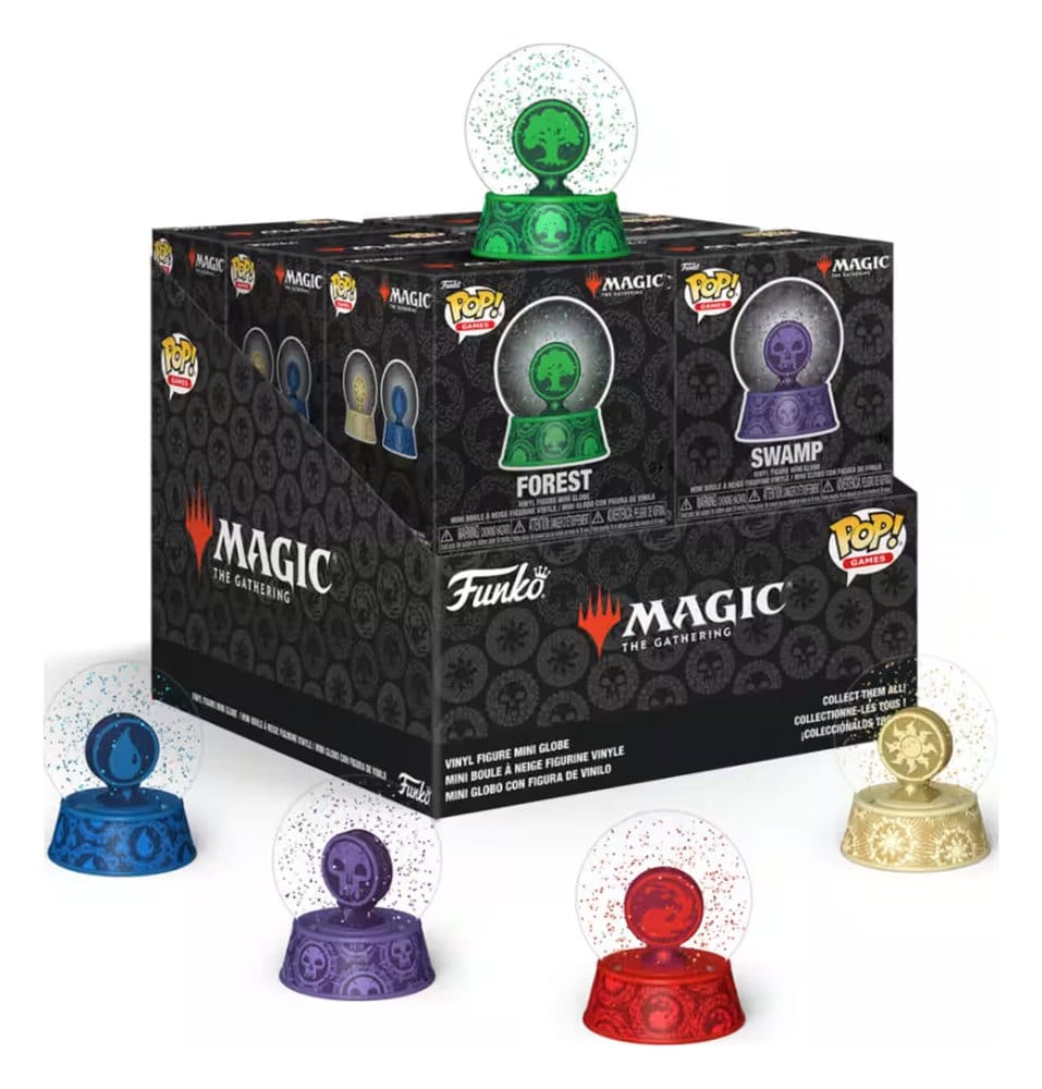 x_fk93616 Magic the Gathering Mystery Minis Snow Globes 5 cm Blind Box Display (12) - immagine 1
