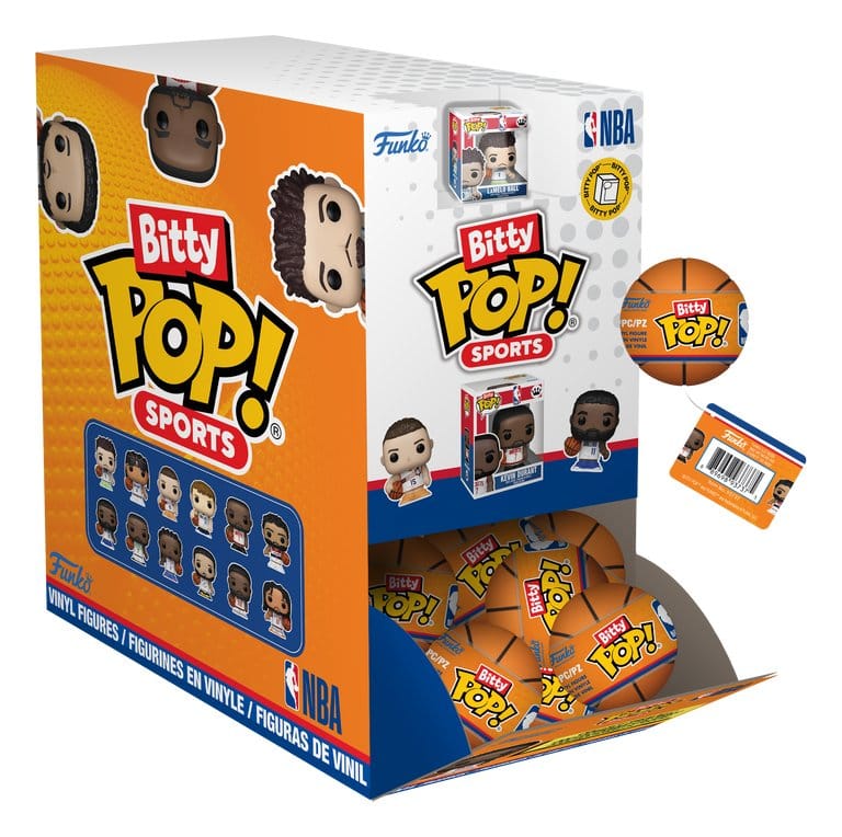 x_fk93737 NBA Bitty POP! Vinyl Figure Display (24) PDQ 2,5 cm - immagine 1