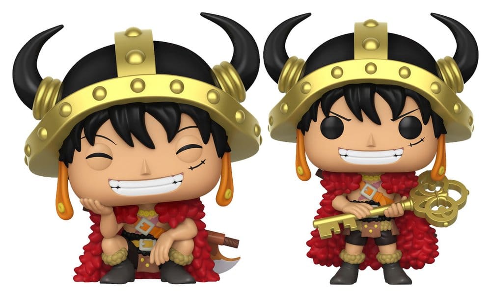 x_fk94153 One Piece POP! Animation Vinyl Figures Luffy w/Chase 9 cm Assortment (6) - immagine 1