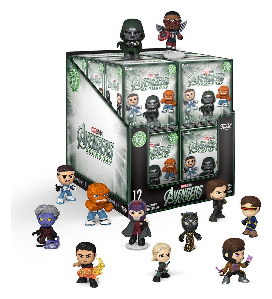 x_fk94414 Avengers: Doomsday Mystery Mini Figures 5 cm Display (12) - immagine 1
