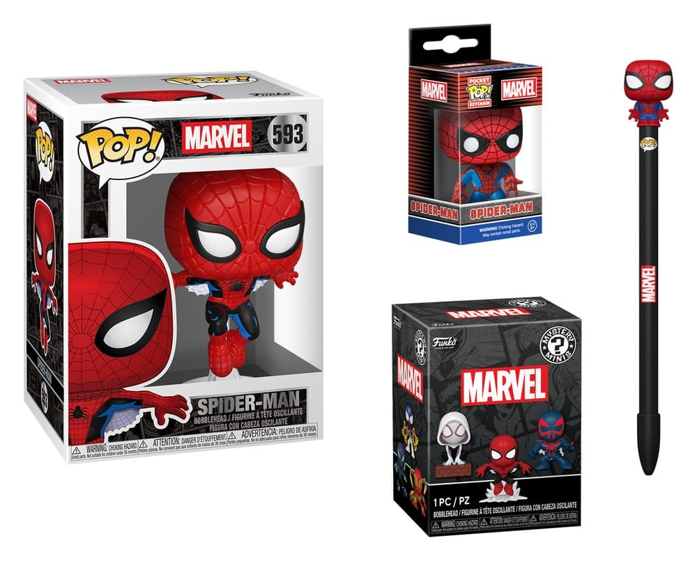 x_fk95399 Marvel POP! Vinyl Figures POP! Vinyl Figure 5-Pack Spider-Man Black Friday Bundle 9 cm - immagine 1