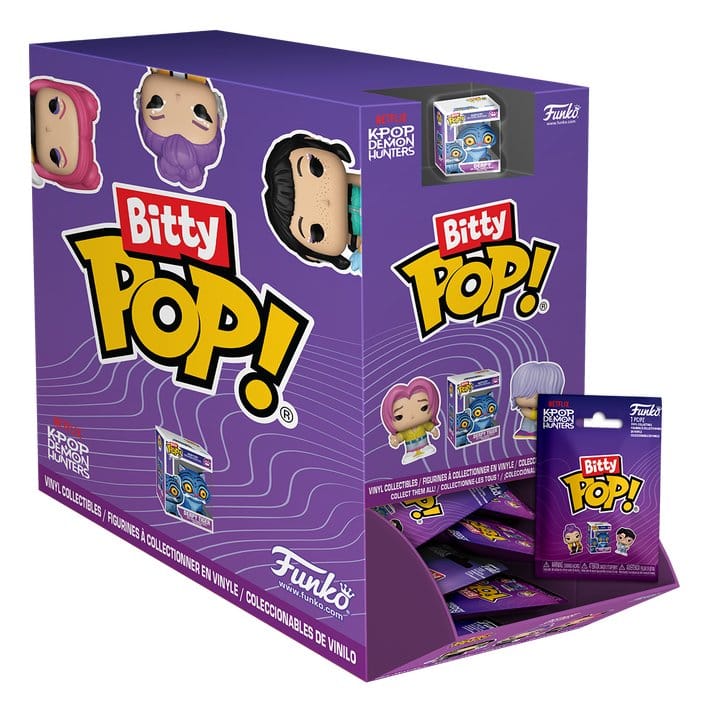 x_fk95810 KPop Demon Hunters Bitty POP! Vinyl Figure Display (24) PDQ 2,5 cm - immagine 1