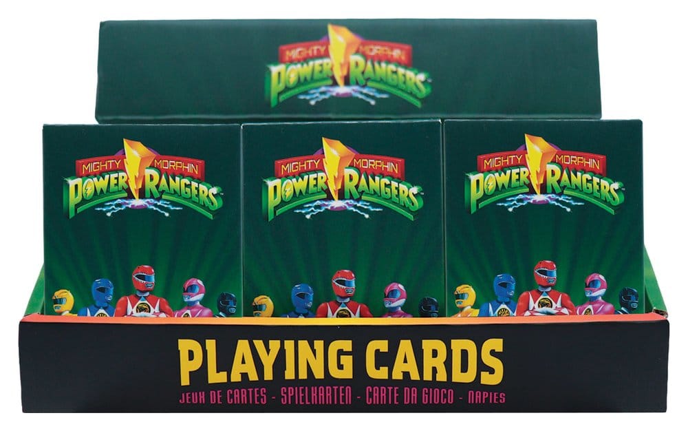 x_fntk-has-pow08-cdu Power Rangers Playing Cards Display (12) - immagine 1