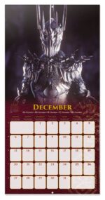The Lord of the Rings Wall Calendar 2027 30 x 30 cm - immagine 3