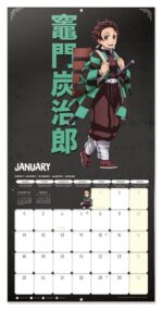 Demon Slayer 2027 Wall Calendar 30 x 30 cm - immagine 3