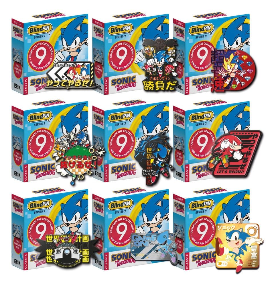x_gpe84485 Sonic Mystery Pins Series 2 Blind Box Display (24) - immagine 1