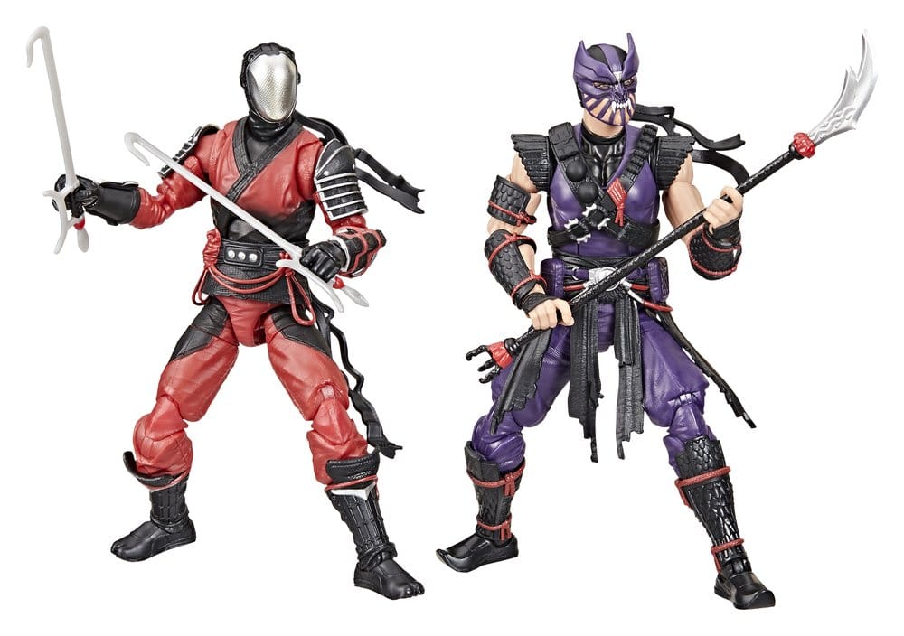 x_hasg1177 G.I. Joe Classified Series Action Figure 2-Pack #160 Cobra Ninjas Slice & Dice 15 cm - immagine 1