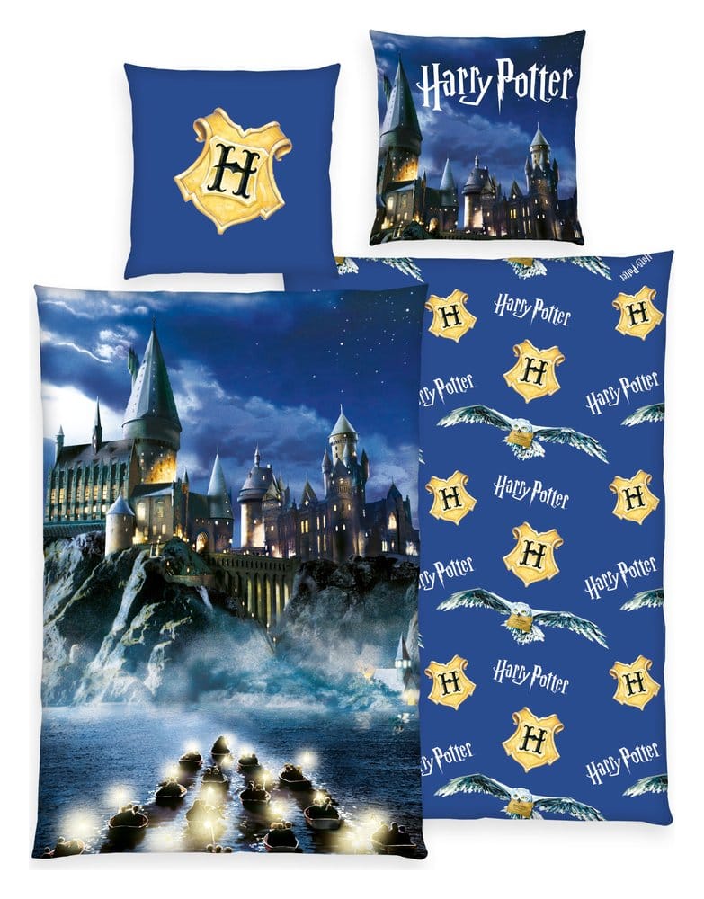 x_hhe4474455050509 Harry Potter Bed Linen Hogwarts Colour 135 x 200 cm - immagine 1