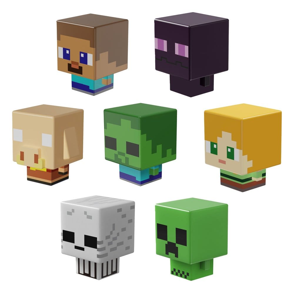 x_htex-mnc-mini-torch-light Minecraft Mini Torch Night Light Blind Box Display (20) - immagine 1