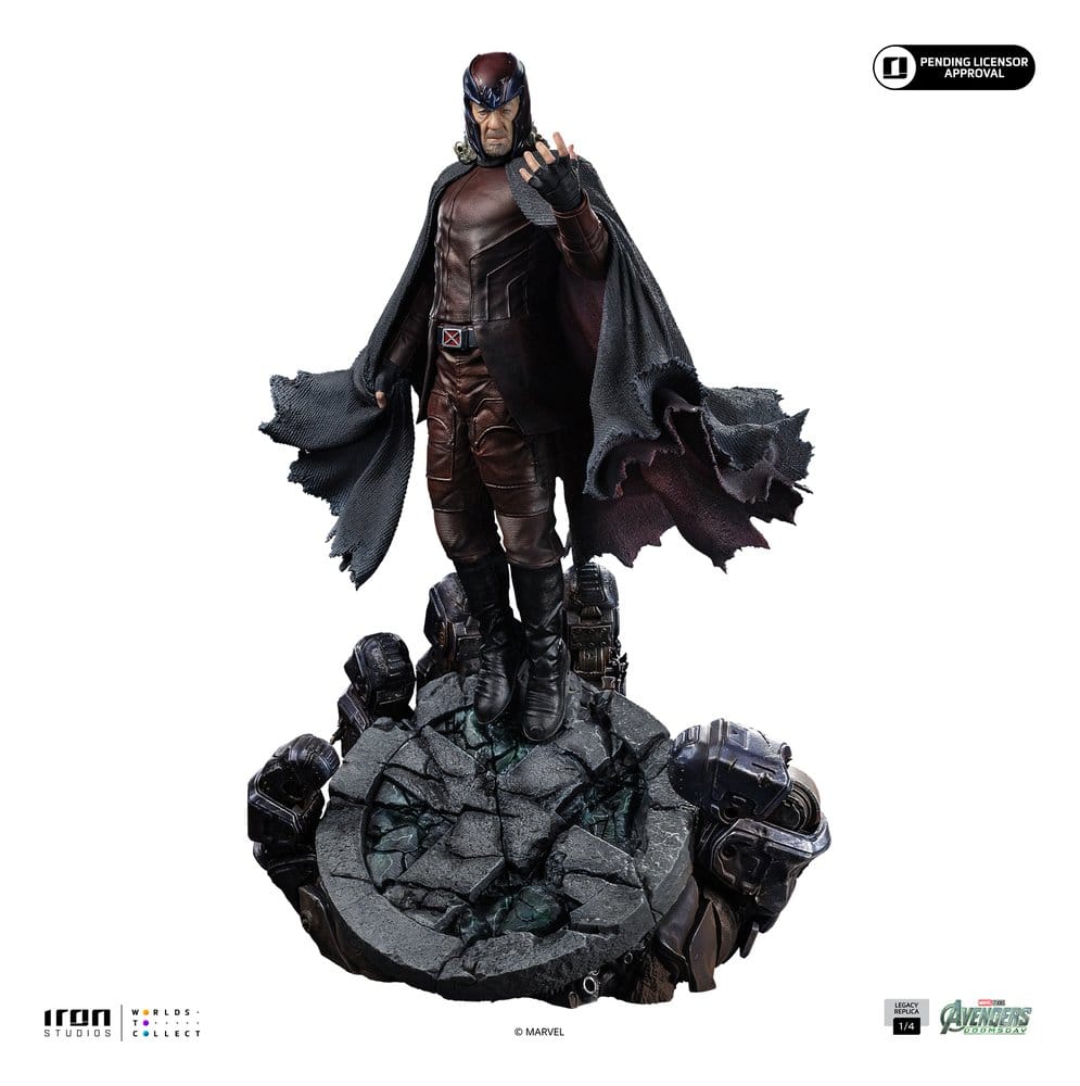 x_is01512 Avengers: Doomsday Legacy Replica Statue 1/4 Magneto 70 cm - immagine 1