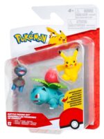 Pokémon Battle Figure Set Action Figures Pikachu, Deino & Ivysaur (3-Pack) - immagine 2