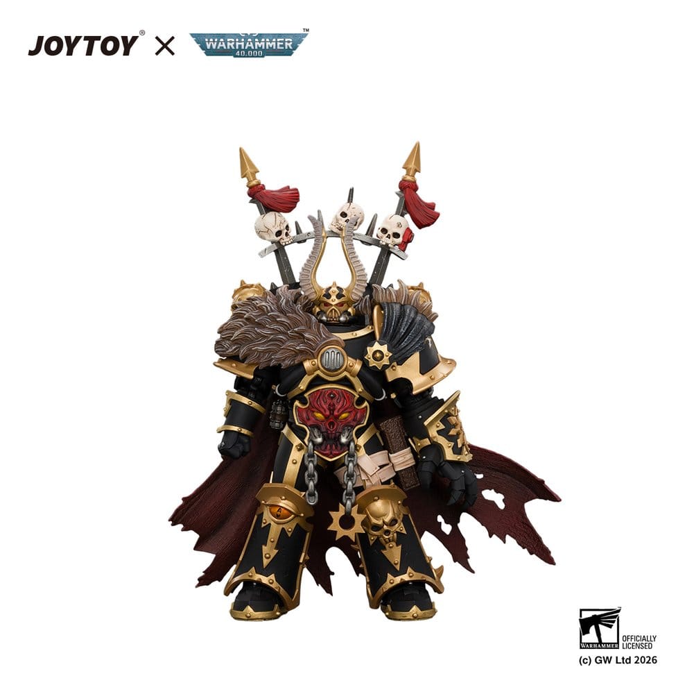 x_jt05046 Warhammer Action Figure Black Legion Chaos Lord (13 cm) - immagine 1