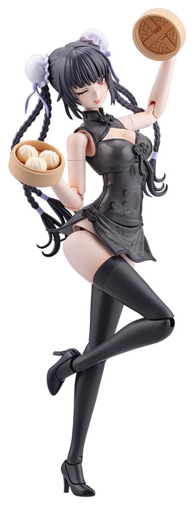 x_ktojk083 Sousaishojoteien Plastic Model Kit 1/10 Kuon Yakushiji Qipao Costume 17 cm - immagine 1