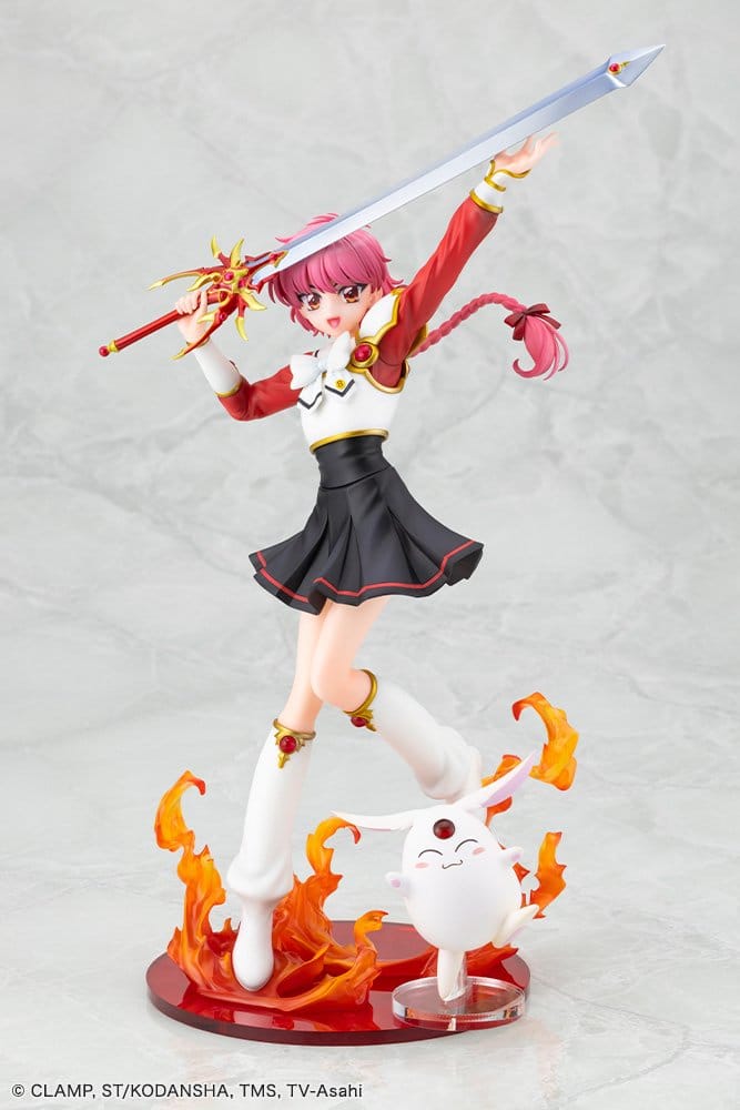 x_ktopv366 Magic Knight Rayearth PVC Figure 1/7 Hikaru Shidou 29 cm - immagine 1