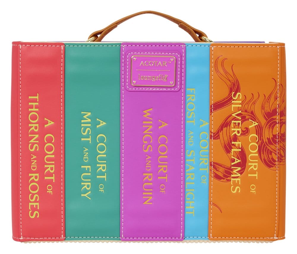 x_lf-acttb0002 A Court of Thorns and Roses by Loungefly Crossbody Bag Book Series - immagine 1