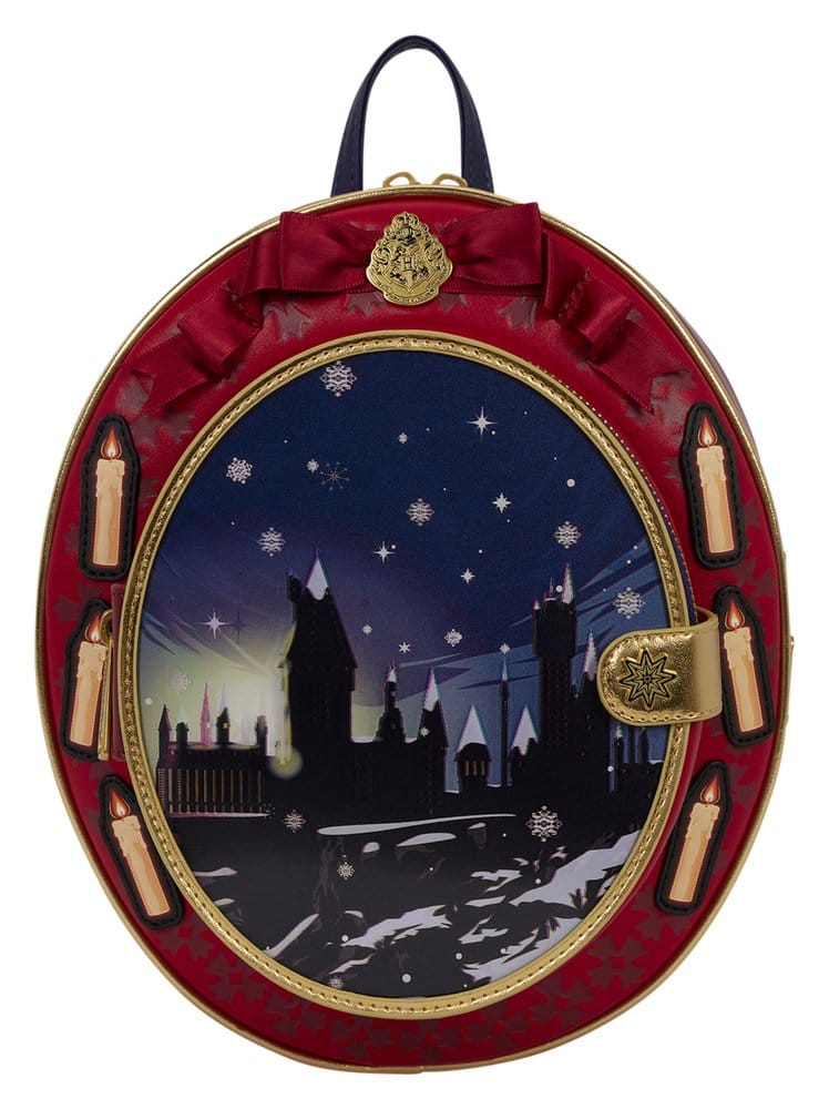 x_lf-hpbk0315 Harry Potter by Loungefly Mini Backpack Holiday Cameo - immagine 1