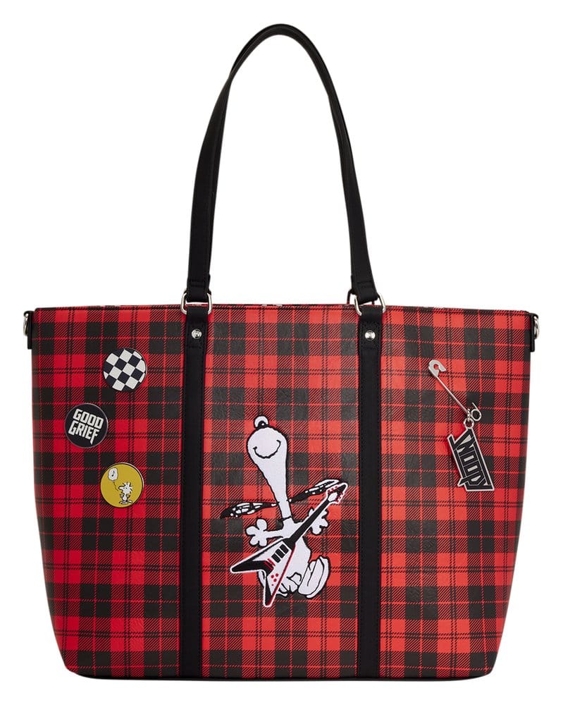 x_lf-pntb0031 Peanuts by Loungefly Canvas Tote Bag Snoopy Grunge - immagine 1