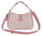 Sanrio by Loungefly Crossbody with Beaded Handle & Bag Charm Hello Kitty Quilted - immagine 4