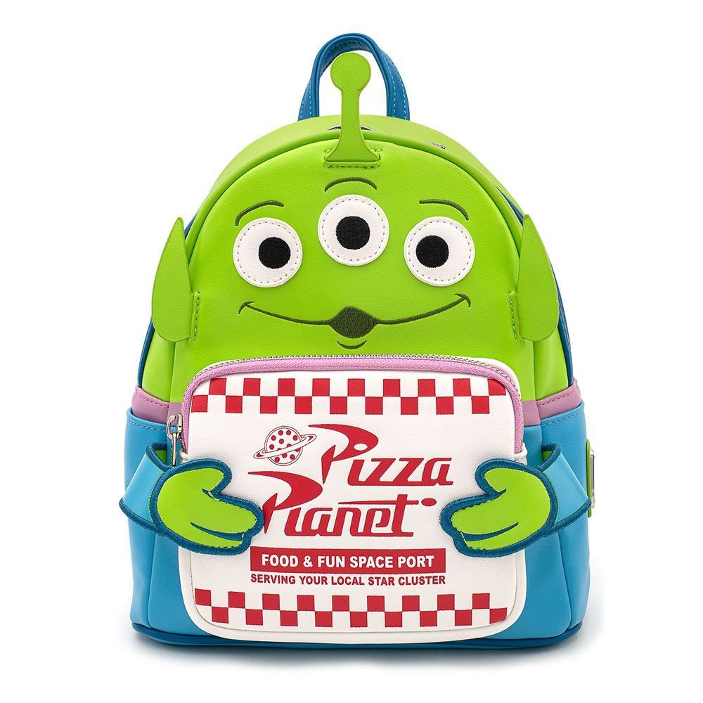 x_lf-wdbk1036 Toy Story by Loungefly Mini Backpack Alien Pizza Box - immagine 1