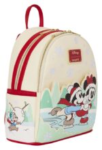 Mickey & Friends by Loungefly Mini Backpack with Headband Holder Ice Skating - immagine 3