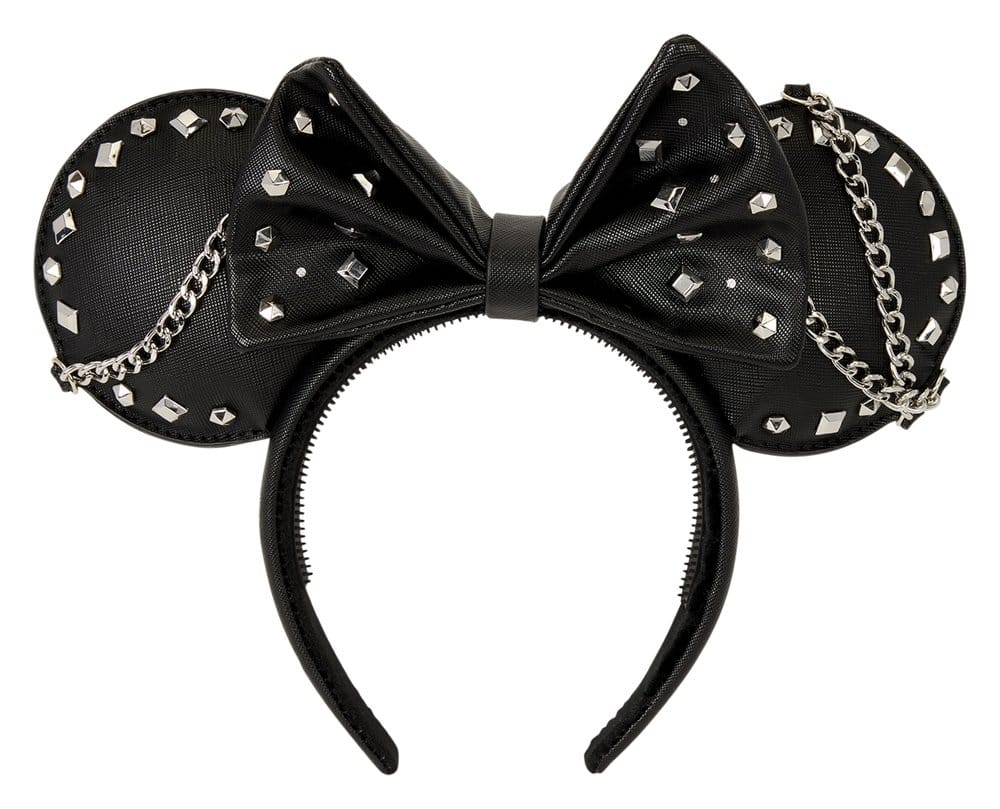 x_lf-wdhb0181 Minnie Mouse by Loungefly Ears Headband Studs & Chains - immagine 1