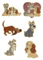 Disney by Loungefly Enamel Pins Lady and the Tramp Blind Display (12) - immagine 3
