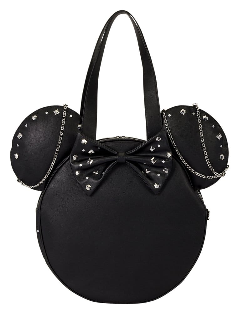 x_lf-wdtb3575 Minnie Mouse by Loungefly Canvas Tote Bag Studs & Chains - immagine 1