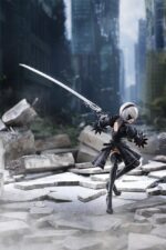 NieR:Automata Ver1.1a Figma Action Figure 2B (YoRHa No.2 Type B) 16 cm - immagine 3