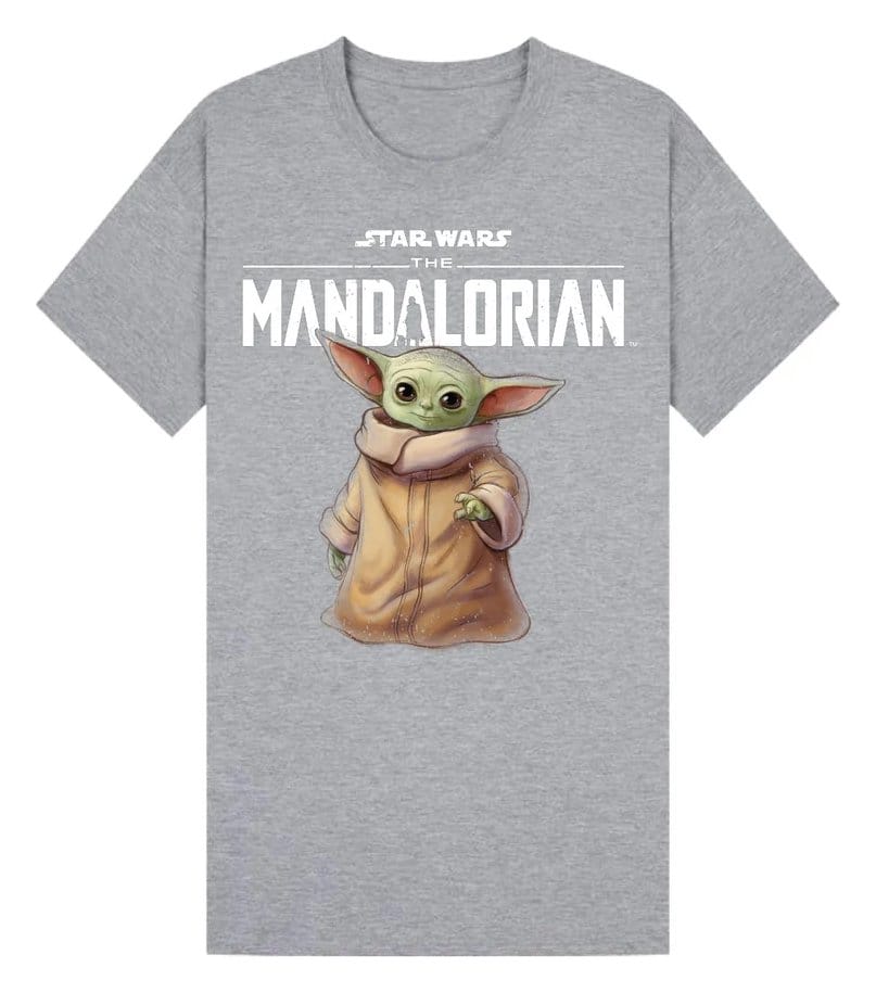 x_man10762tsca Star Wars The Mandalorian T-Shirt Grogu Pose - immagine 1