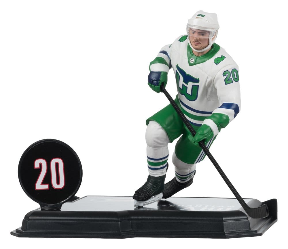 x_mcf10706 NHL McFarlane SportsPicks Action Figure Sebastian Aho (Hartford Whalers Retro) 18 cm - immagine 1