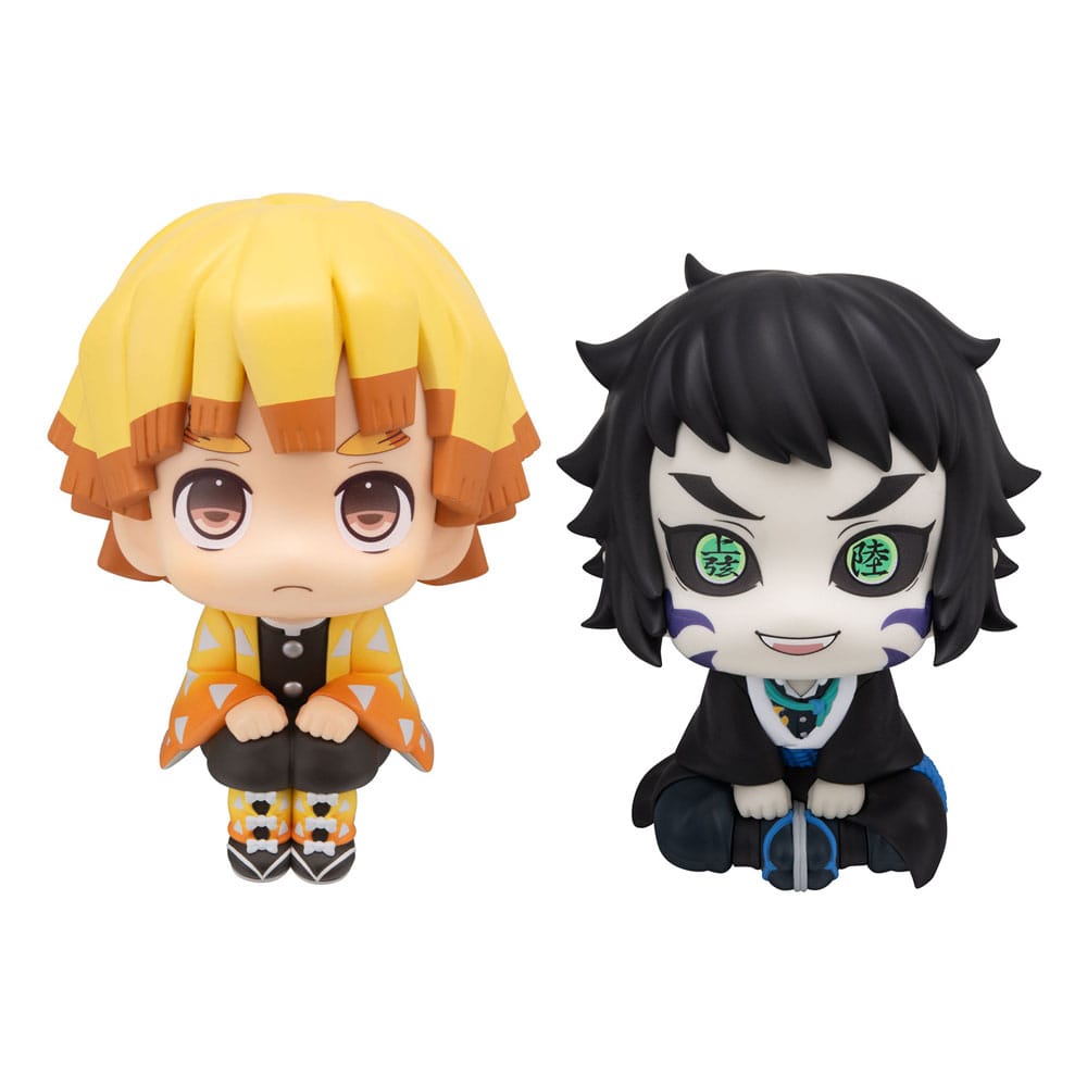 x_meho853500 Demon Slayer: Kimetsu no Yaiba Look Up PVC Figures 2-Pack Zenitsu Agatsuma Grumpy Ver. & Kaigaku 11 cm (with gift) - immagine 1